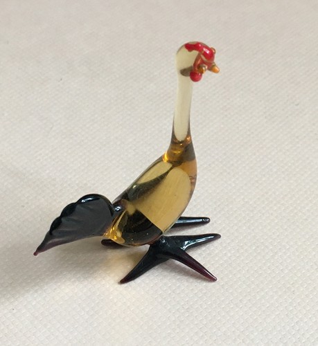 Huhn henne glasfigur - henne, lauscha