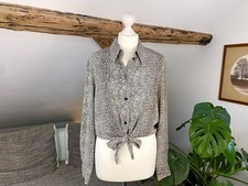 Mango Suit Bluse Animal Print