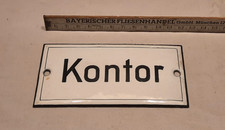 Altes Emailschild/Türschild