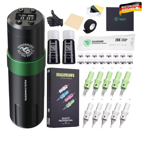 Dragonhawk tattoo maschine set - dragonhawk,