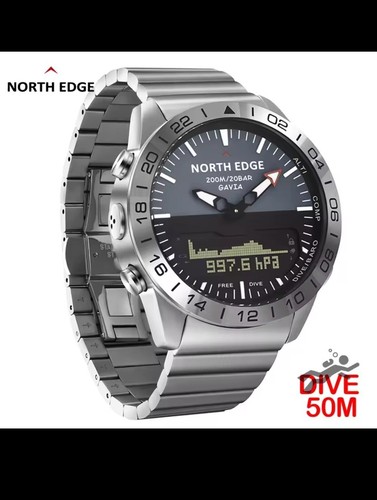 North edge gavia herrenuhr - north,