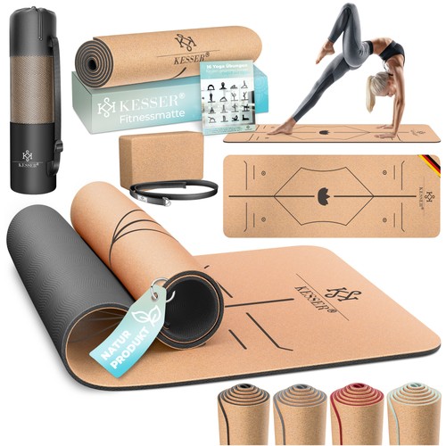 Kesser yogamatte kork - yogamatte,