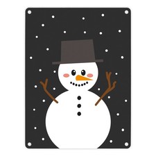 Schneemann im Schnee
