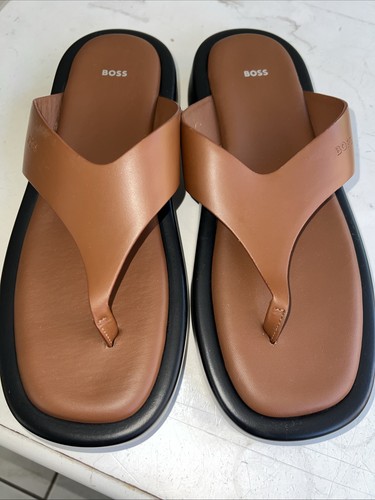 Plateau leder flip flops - plateau,