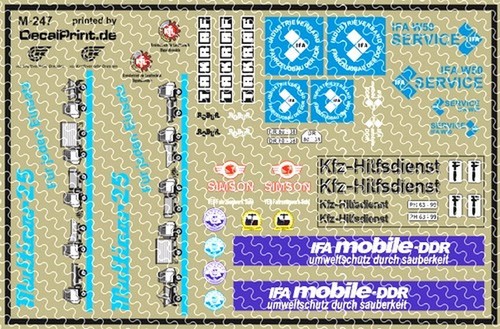 Decals satz ddr fahrzeuge - 1,