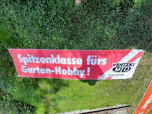 Großes banner werkstatt - großes,