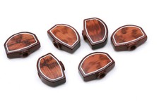  Tuner Buttons M6 Mad.Rosewood/Snakewood(6)fits Schaller & PRS® Phase I&IITuners
