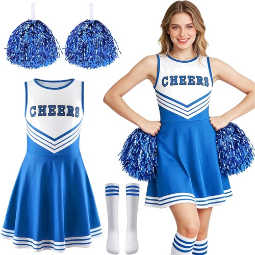 Cheerleader kostüm damen blau - damen,
