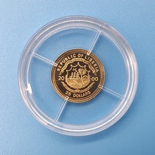 Republik Liberia 2000 Gold 25