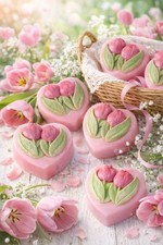 Naturseife "Tulpenherz" mit