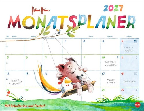 Helme heine monatsplaner 2027 - monatsplaner,