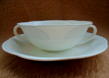 Villeroy & Boch Suppentasse mit Unterteller - Delta - NEUwertig!