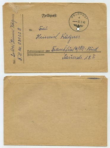 95159 feldpostbrief - 95159,