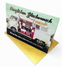 Campingbus Glückwunschkarte