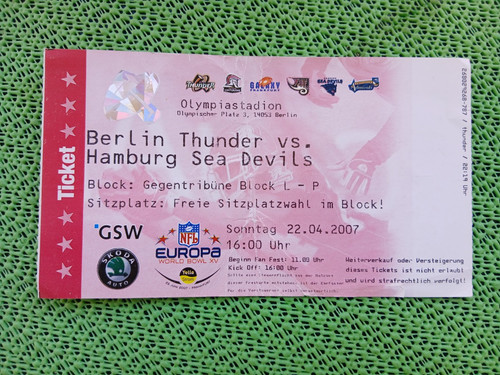 Ticket nfl europe berlin - ticket,