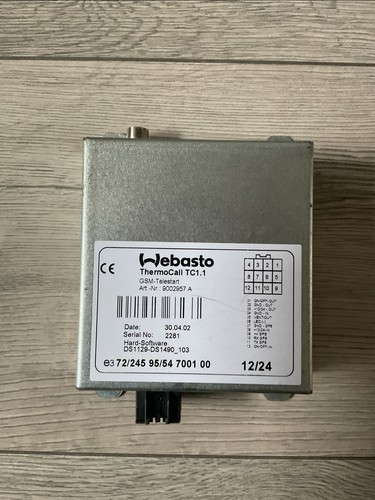 Webasto thermocall tc1 - thermocall, tc1.1