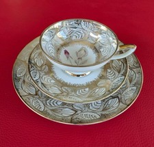 Winterling Sammeltasse Sammelgedeck Gold Rosa Rot Gelb Kaffee Rosen TeeSet Tasse