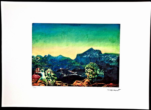 Lithographie von max ernst - von,