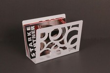 Zeitungsständer Design Circle, 23x32x12 cm, weiß Zeitungshalter Zeitungsständer