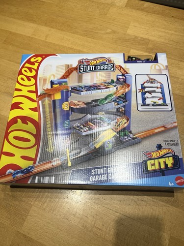 Hot wheels city stunt - city, garage