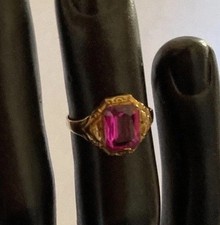 Antik Ring Gold 333er violett