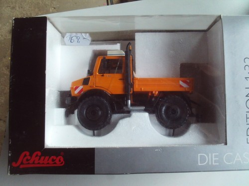 Schuco unimog 1600 orange - u,