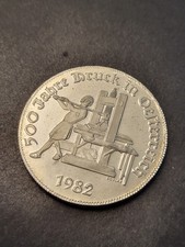 500 Schilling 1982 PP Silber