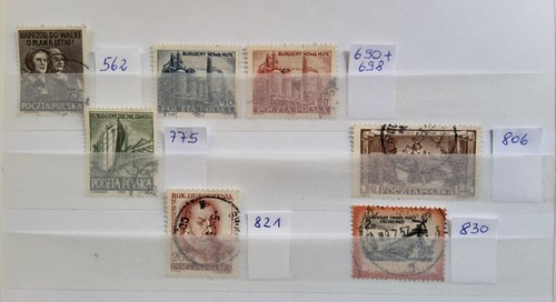 Briefmarken polen 1950 - polen, 1950'er