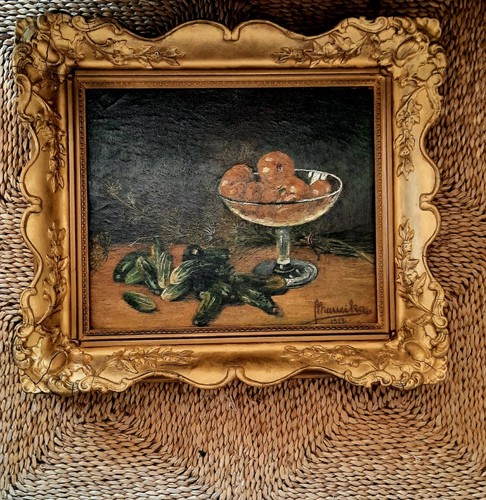Original antique oil painting