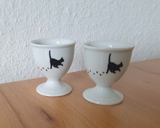 2er Set Porzellan Eierbecher