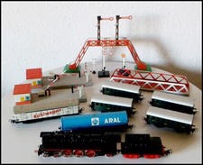 KAUFHAUSBAHN KONVOLUT- KONRAD DRESSLER & HEINRICH WIMMER - LOK, WAGGONS, ZUBEHÖR