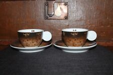 Thun ADORO 2 Cappuccinotassen mit Unterteller Kaffeetassen Tassen