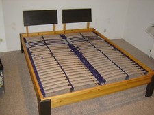 Bett 160 x 200 - individuelle Anfertigung - Kiefer massiv -hochwertig ohne Roste