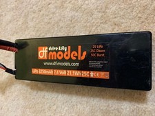 DF 7.4V LIPO AKKU CAR HARDCASE PACK 7,4V 3250mAH 25C 7,4 V T-Plug 