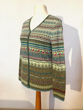 Dunque strickjacke grünbunt - strickjacke, s