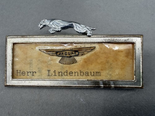 Vintage jaguar staff badge - vintage,