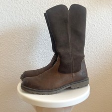 Timberland Girls Stiefel Braun Leder Boots UK 6,5 EU 40 (39)