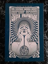 HENDRIX at Fillmore*PSYCHEDELIC ROCK POSTER*Leinwand Kunstdruck/Canvas Art Print