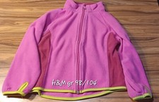 Fleecejacke gr 98 104 - h&m,