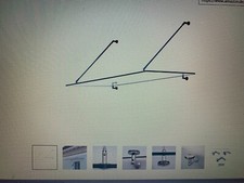 Glasvordach Edelstahl: B/H/T 150/1.2/90.1  - unmontiert - Home Deluxe