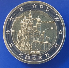 2 Euro 2012 Deutschland   Neuschwanstein in Bayern  
