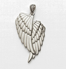 925 Silber Damen Herren Anhänger Engelflügel  Schutzengel Engels Flügel