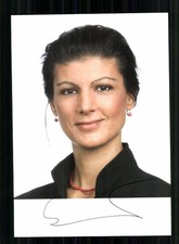 Sahra Wagenknecht BSW Autogrammkarte Original Sign# BC 224769