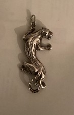 Panther anhänger 925 - anhänger, silber