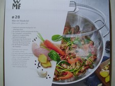WMF Wok-Pfanne mit Glasdeckel