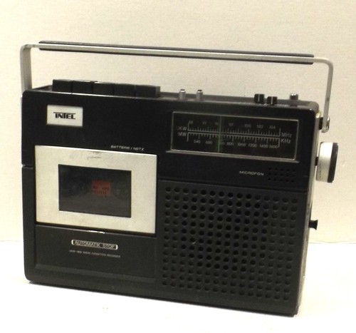 Altes vintage radiorecorder - vintage,