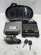 VW POLO 9N 1,2 AZQ Wegfahrsperre Set Bordnetz Zündschloß Schlüssel Komplettset