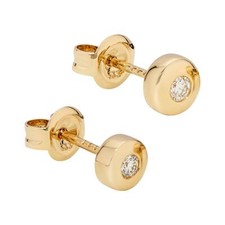 Einzel ohrstecker 5mm 333 - einzel,