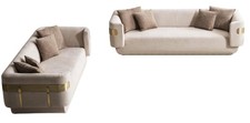 Beige Couchgarnitur Stilvolle