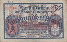 Cuxhaven city 500 mark series - cuxhaven,